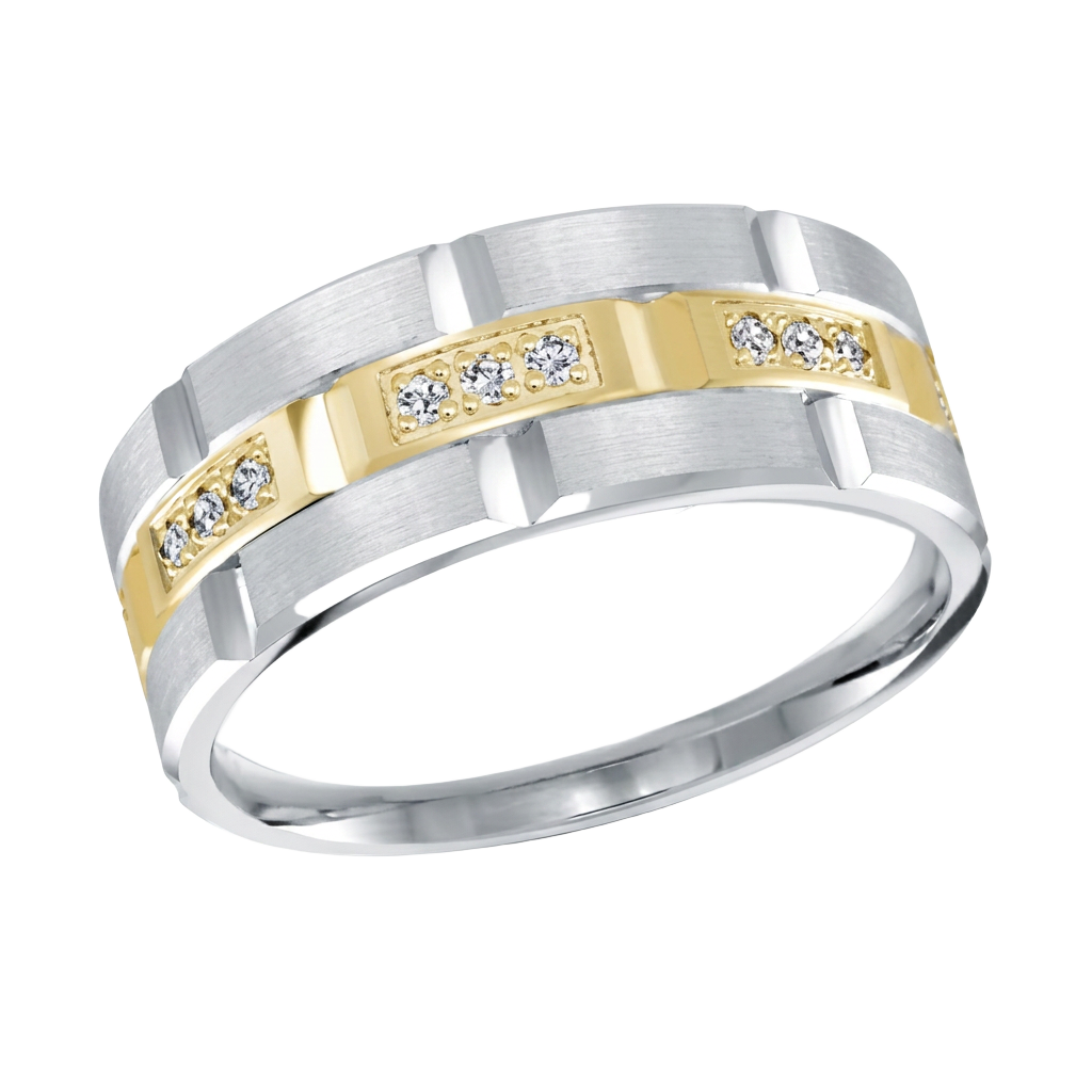 Men's diamond band ring