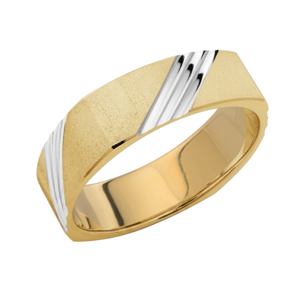 Carved band ring