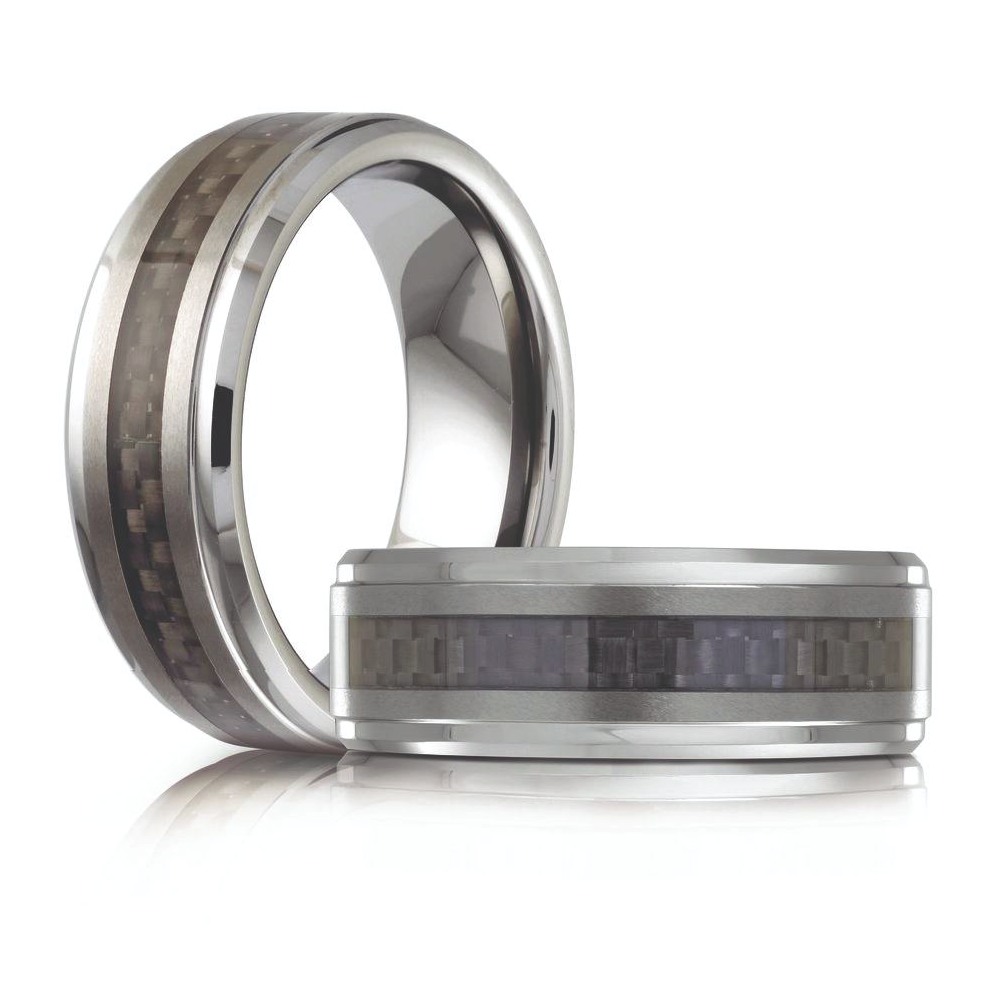 MALO TG-016 tungsten wedding band